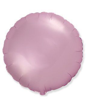 Куля фольгована коло 18" Пастель рожева 3204-0447 фото