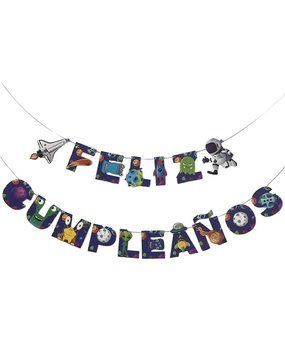 Гірлянда ЗДН Feliz cumpleanos Космос 130324-031 фото