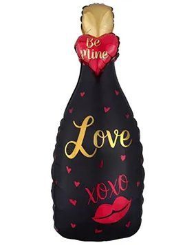 Куля фігура Пляшка кохання Love 35х88 см 3207-3021 фото