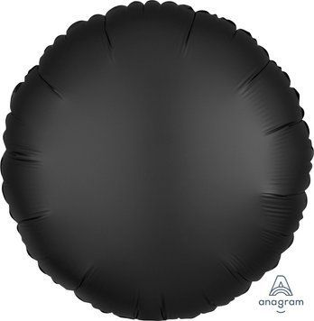 Куля фольгована коло 18" Мат чорний 3204-1011 фото